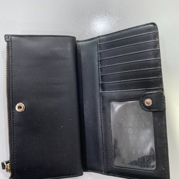 Kate Spade Braylon Patterson Drive Black Pebbled Leather Wallet - Picture 6 of 10